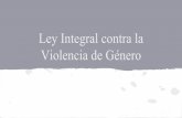 Ley integral contra la violencia de género