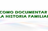 Capitulo 4   como documentar la informacion de historia familiar