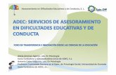 ADEC: Servicios de asesoramiento en dificultades educativas y de conducta