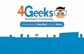 4 Geeks |  Manual de identidad y uso de marca 2014