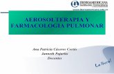 Aerosolterapia y farmacologia pulmonar