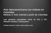 Los pintores paisajistas colombianos entre el XIX y XX: Ricardo Gómez Campuzano