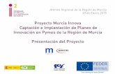 Presentación del Proyecto Murcia Innova