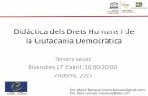 Drets Humans i Ciutadania demorcativa a Andorra 2
