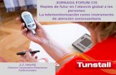 José Julián Isturitz - Tunstall: La telemonitorización como instrumento de atención sociosanitaria