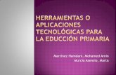Herramientas y aplicaciones tecnológicas aplicadas a la educación