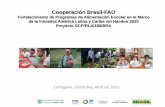 Cooperación Brasil – FAO / Programas de Alimentación Escolar
