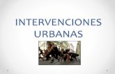 Intervenciones urbanas