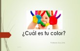 ¿Cuál es tu color?