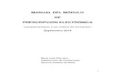 Manual del modulo de prescripción electrónica