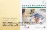 Rcp 2010 reanimación neonatal. aap   2010. lobitoferoz13