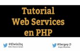 Tutorial Web Services en PHP, REST, SOAP