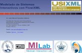 Modelado de Sistemas Interactivos con FlowiXMLGonzalez mini curso-flowixml
