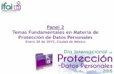 Día Internacional de Protección de Datos Personales IFAI 2015