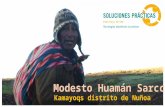 Modesto Huaman - Presentación Taller Talentos Rurales (Chile, 2014)