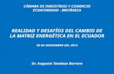 Dr. Augusto Tnadazo - Foro Energético