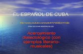 Presentación dialectología cuba