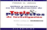 Fidias G. Arias. Mitos y Errores en Tesis 3ed.