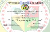 Trabajo de investigación, parroquia chirijos del cantón Portoviejo