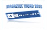 MAGAZINE WORD 2013