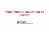 Ministerio de turismo de la nación Argentina