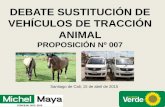 Presentación 10mo debate Sustitución Vehículos Tracción Animal