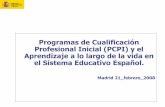 Programas de cualificación profesional inicial (PCPIs)