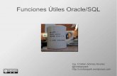 Funciones Útiles Oracle/SQL