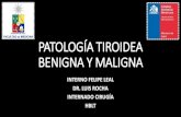 Patología tiroídea benigna y maligna