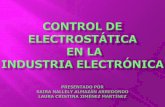 Control de Electrostatica en la Industria Electronica Alumnas del 5 AMRH