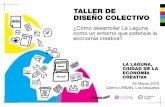 Taller diseño colectivo Economía creativa en La Laguna