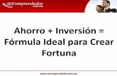 Presentacion ahorro inversion formula ideal para crear fortuna