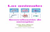 Animales generalización de conceptos 1bhc