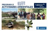 Programa de actividades ambientales abril-junio 2015. Hábitat Madrid
