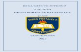 Reglamento interno escuela Diego Portales 2014 2015