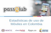 Estadísticas de uso de móviles en colombia