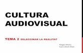 Cultura Audiovisual Tema 12