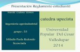 Presentación reglamento estudiantil de la UPC
