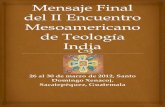 II Encuentro Mesoamericano de Teología India