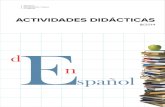 Actividades didácticas de español y en español