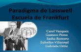 Paradigma de lasswell y escuela de frankfurt