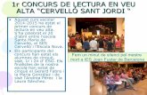 Sant Jordi 1r concurs de lectura en veu alta Escola Nova