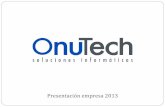 Presentación OnuTech - Sabias que...?