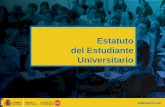 Presentación del MECD sobre el Estatuto del Estudiante Universitario