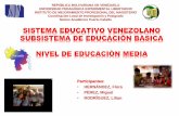Nivel de Educación Media Venezolana