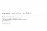 La campaña electoral 2012 en twitter