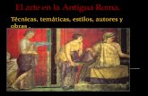 El arte en la Antigua Roma.