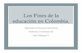 Fines de la educacion en Colombia - Ley 115 de 1994