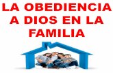 La obediencia en la familia cristiana