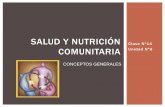 Clase nº 9. Salud y Nutrición Comunitaria.